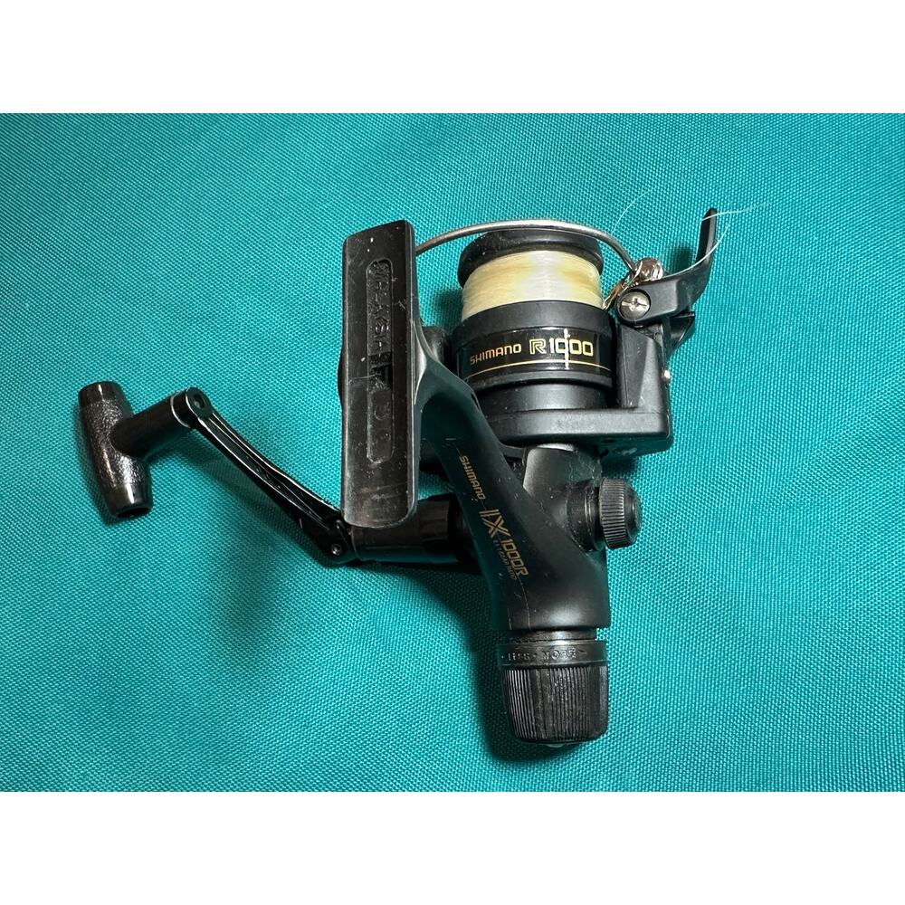 Vintage Shimano R1000 IX1000R Quick Fire II Spinning Reel Rear Drag